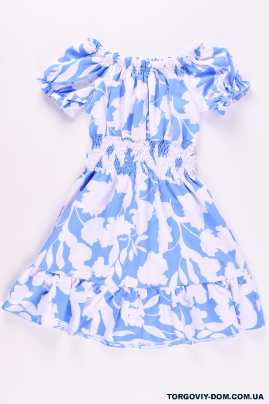 Платье для девочки (цв.голубой) Рост в наличии : 128, 134, 140, 146, 152 арт.764