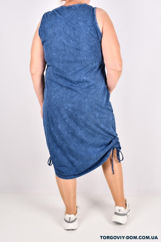 Платье женское трикотажное (цв.т.синий) "SWANSEA" Размеры в наличии : 50, 52, 54, 56 арт.3095