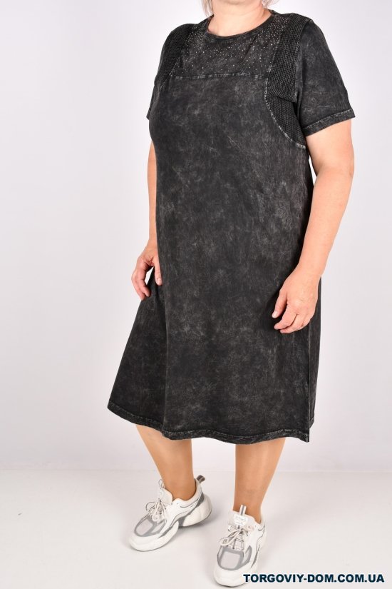 Сукня жіноча трикотажна (кол. графітовий) "SWANSEA" Розміри в наявності : 50, 52, 54, 56 арт.3081