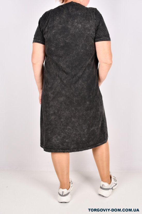 Сукня жіноча трикотажна (кол. графітовий) "SWANSEA" Розміри в наявності : 50, 52, 54, 56 арт.3081