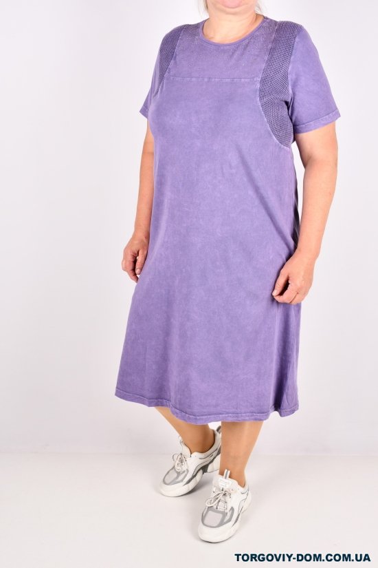 Сукня жіноча трикотажна (кол. фіолетовий) "SWANSEA" Розміри в наявності : 50, 52, 54, 56 арт.3081