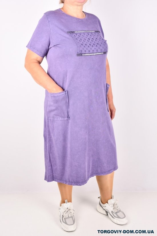 Сукня жіноча трикотажна (кол. фіолетовий) "SWANSEA" Розміри в наявності : 50, 52, 54, 56 арт.3083