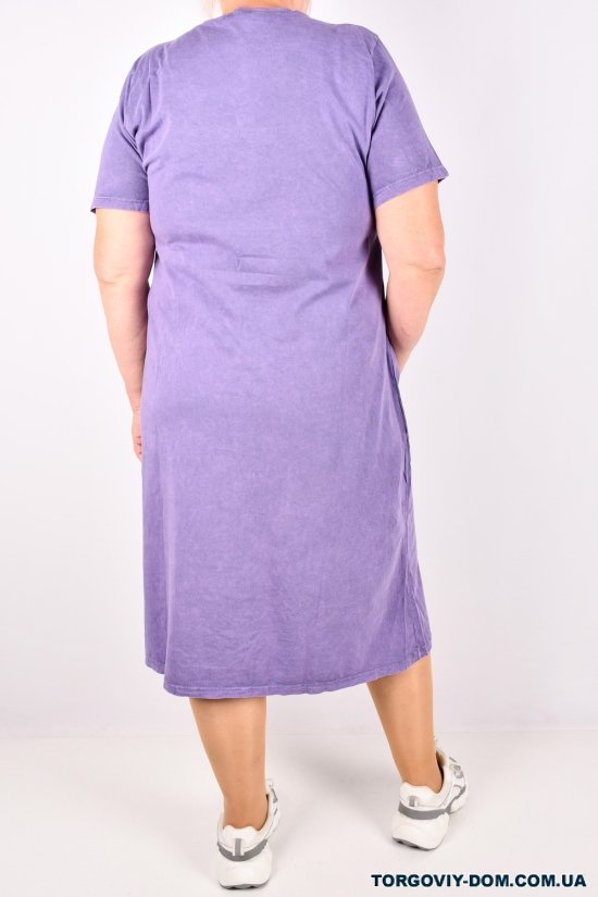 Сукня жіноча трикотажна (кол. фіолетовий) "SWANSEA" Розміри в наявності : 50, 52, 54, 56 арт.3083