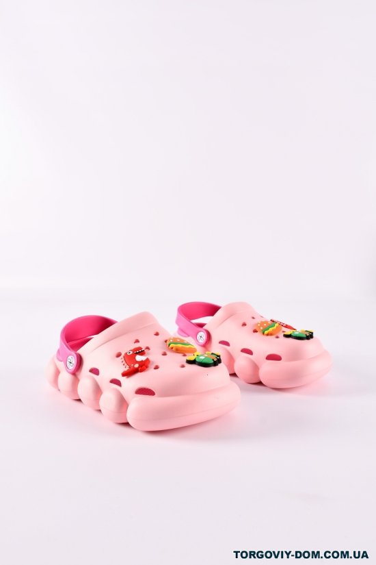 Кроксы детские (цв.розовый/малиновый) материал EVA Размеры в наличии : 31, 32, 33, 34, 35, 36 арт.032