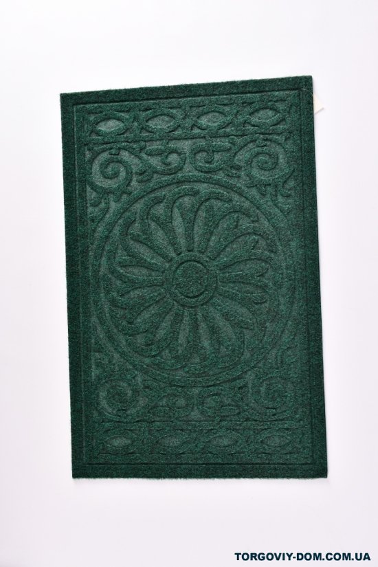 Коврик прорезиненный (цв.зеленый) размер 60/40 см арт.LB2024-002