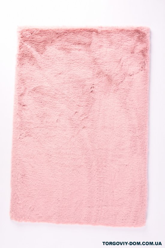 Коврик меховый (цв.розовый) 60/90 см "Malloory Home" арт.7757