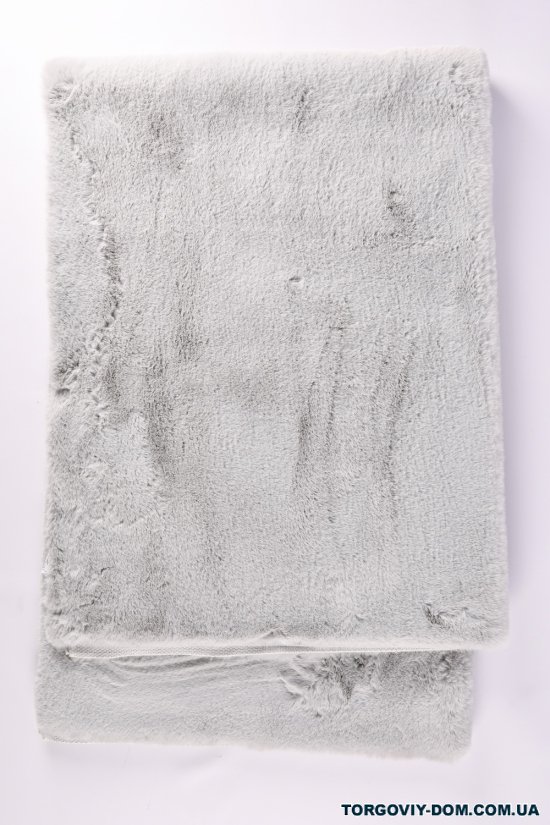 Коврик меховый (цв.св.серый) 120/180 см "Malloory Home" арт.7759
