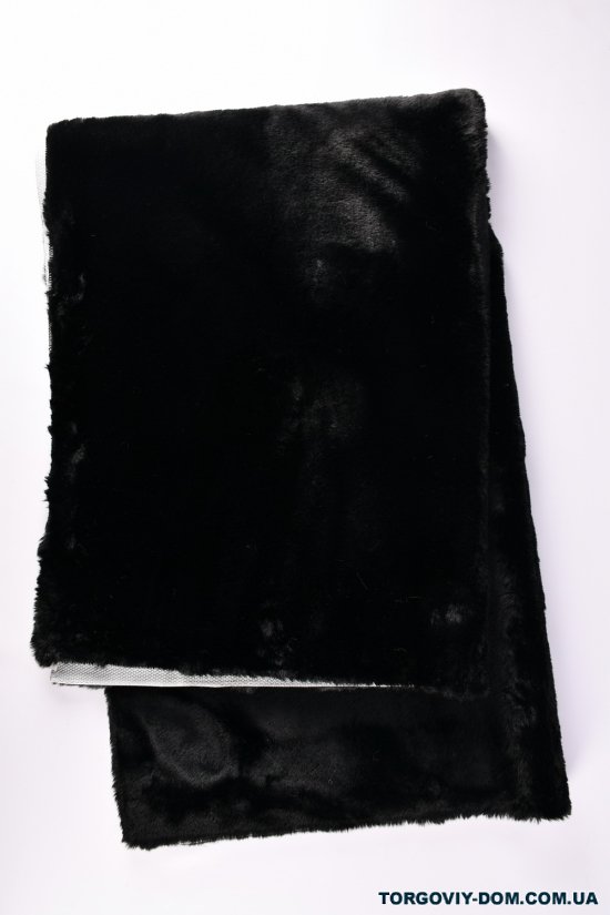Коврик меховый (цв.чёрный) 120/180 см "Malloory Home" арт.7759