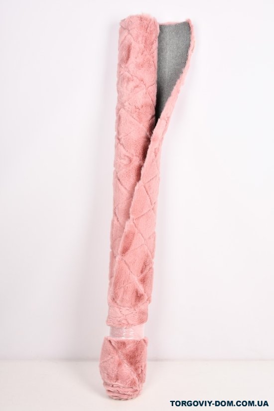 Коврик меховый (цв.розовый) 150/180 см "Malloory Home" арт.7777