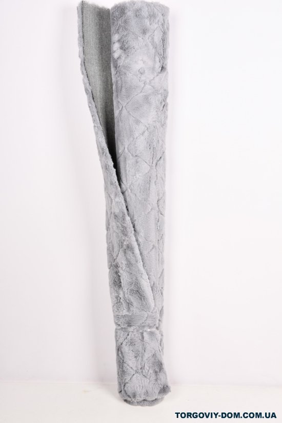 Коврик меховый (цв.серый) 150/180 см "Malloory Home" арт.7777