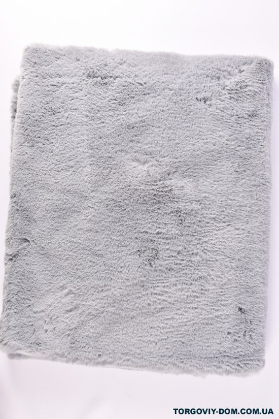 Коврик меховый (цв.серый) 150/180 см "Malloory Home" арт.7760