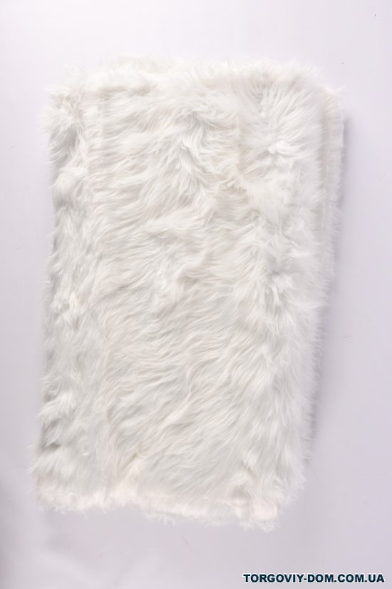 Коврик меховый (цв.белый) 150/180 см "Malloory Home" арт.7764