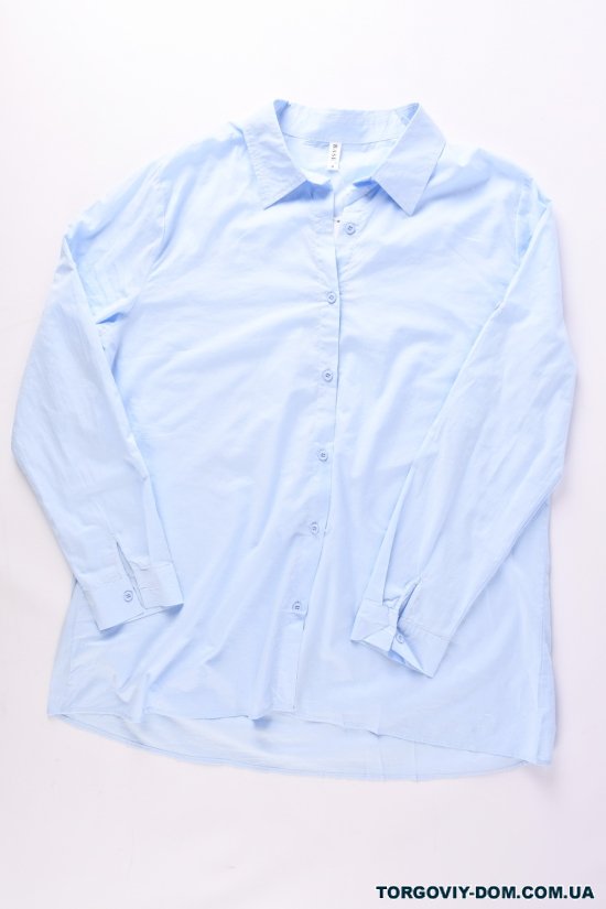 Сорочка жіноча (кол. блакитний) "BASE" 100% бавовна Розміри в наявності : 48, 50, 52, 54 арт.B8102