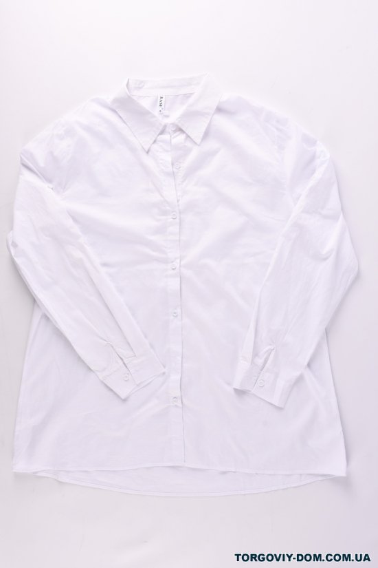 Сорочка жіноча (кол. білий) "BASE" 100% бавовна Розміри в наявності : 48, 50, 52, 54 арт.B8102