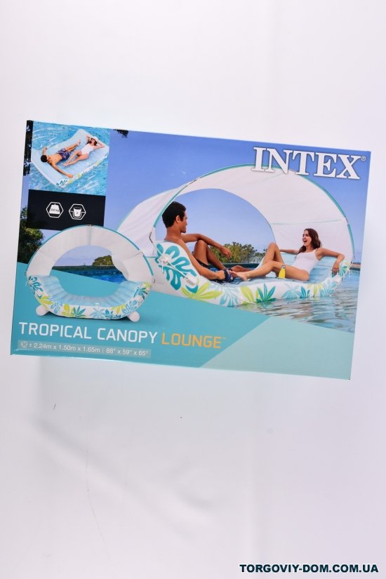 Ліжко надувне "Tropical Canopy Lounge" розмір 2,24/1,5/1,65м арт.56294