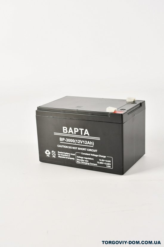 Аккумулятор (12V12,0Ah) "Варта" арт.BP-3000