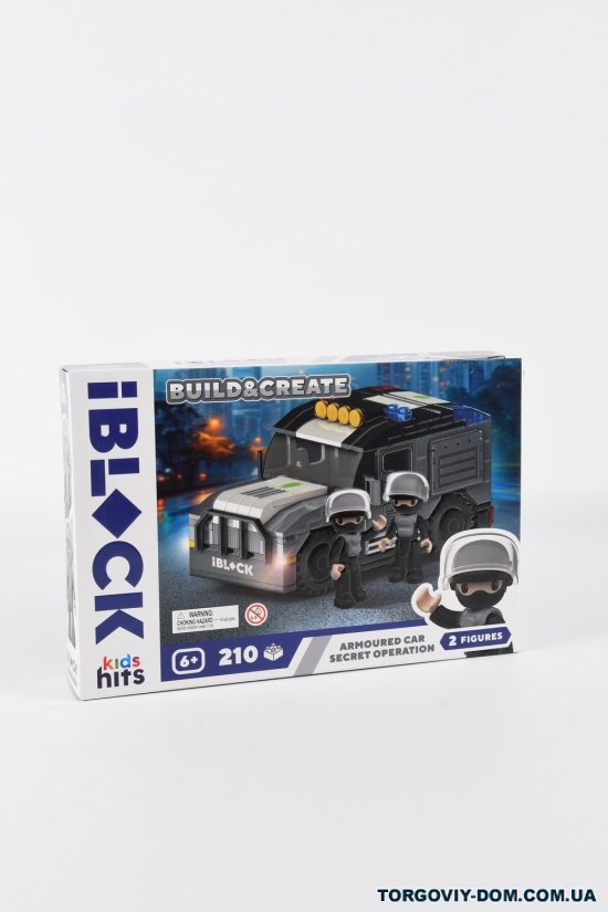 Конструктор "KIDS HITS" IBLOCK JUNIOR 210 дет.у короб.32/21,5/5 см арт.KH42/004/4