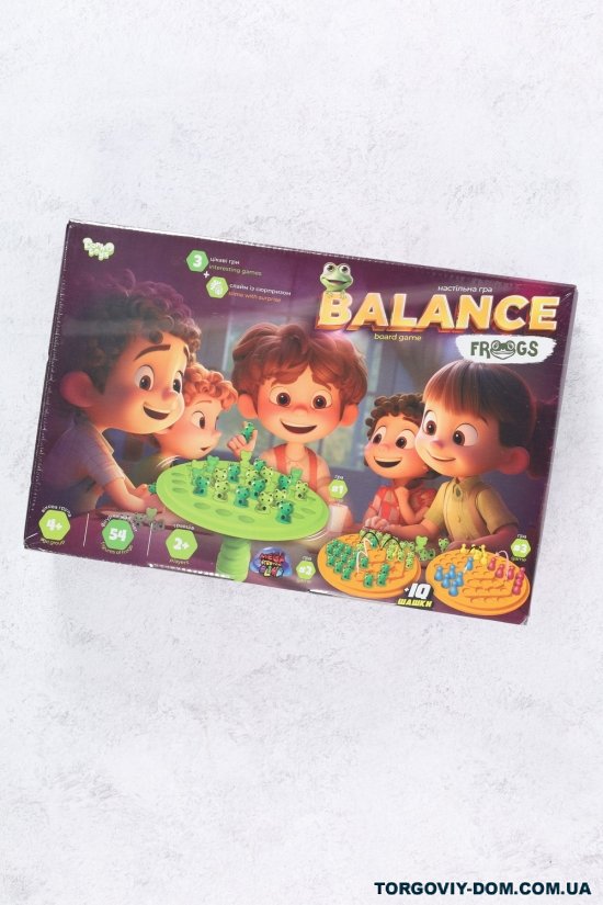 Настольная развлекательная игра "BALANCE FROGS" (10) арт.BalF-01