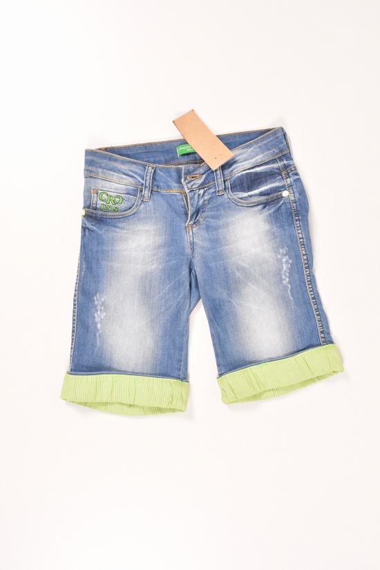 CRACPOT шорти джинсові жіночі Розмір в наявності : 26 арт.4193
