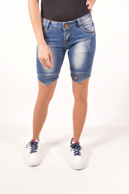 Шорти жіночі джинсові стрейчеві WOKA LESI Розміри в наявності : 25, 26, 27, 28, 29, 30 арт.W1114
