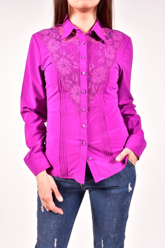 Рубашка женская стрейчевая BASE Размеры в наличии : 42, 44, 46 арт.A3392