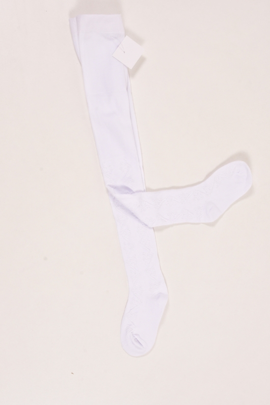 Колготы для девочки (цв.белый) всесезонные Шугуан р. 98-104 арт.C9075