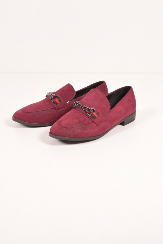 Туфли женские (цв.бордовый) Meideli Размеры в наличии : 36, 37, 38, 39, 40, 41 арт.600-53