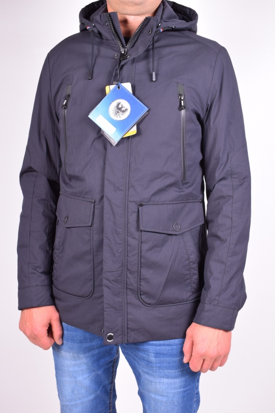 Куртка мужская (цв.т/синий) демисезонная из плащевки  BOOS JACK Размеры в наличии : 46, 48, 50, 52, 54, 56 арт.J-1820