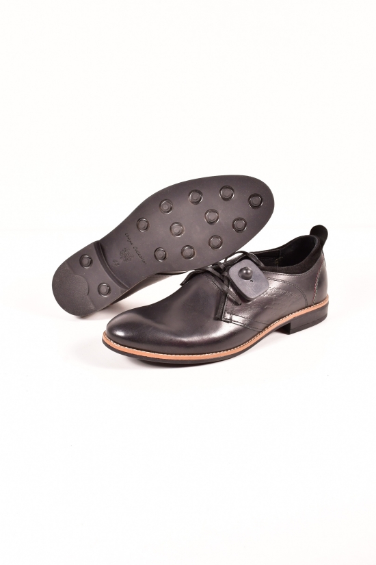 Туфли мужские из натуральной кожи DAN shoes Размер в наличии : 43 арт.11LP5536-72