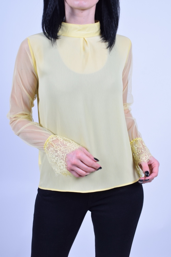 Блуза жіноча (кол. Жовтий) PARKhande Розміри в наявності : 46, 48 арт.1396