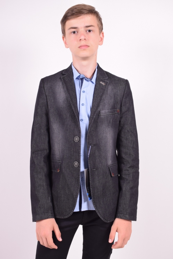 Пиджак для мальчика (Talin)  color Black  Palmiro rossi Рост в наличии : 146, 152, 164 арт.6050