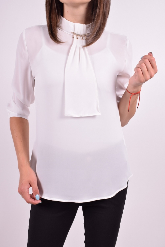 Блуза жіноча (кол. Білий) Qianzhidu Розміри в наявності : 42, 44, 46, 48, 50 арт.B81005