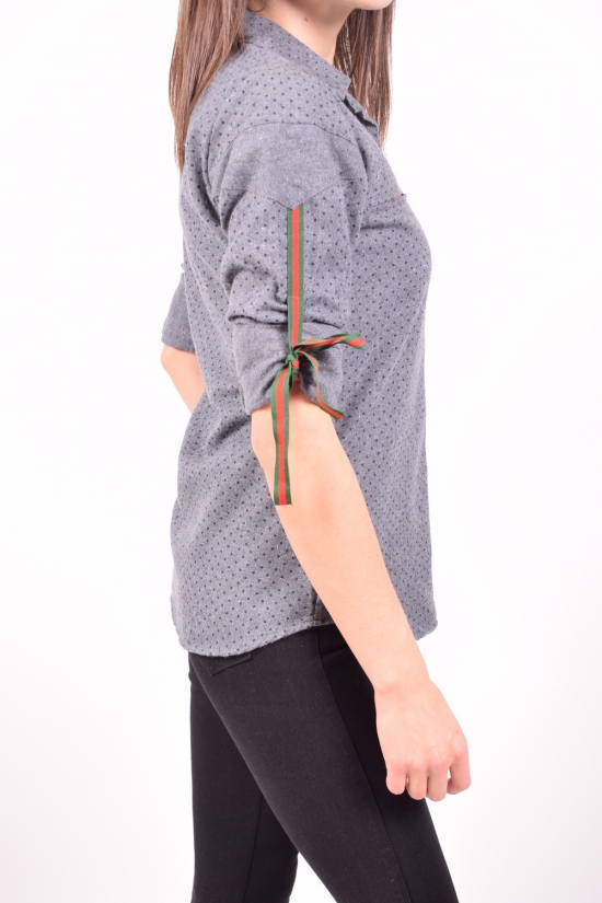 Рубашка женская байковая (цв.серый) Rimoda Размеры в наличии : 42, 44, 46, 48, 50 арт.7404