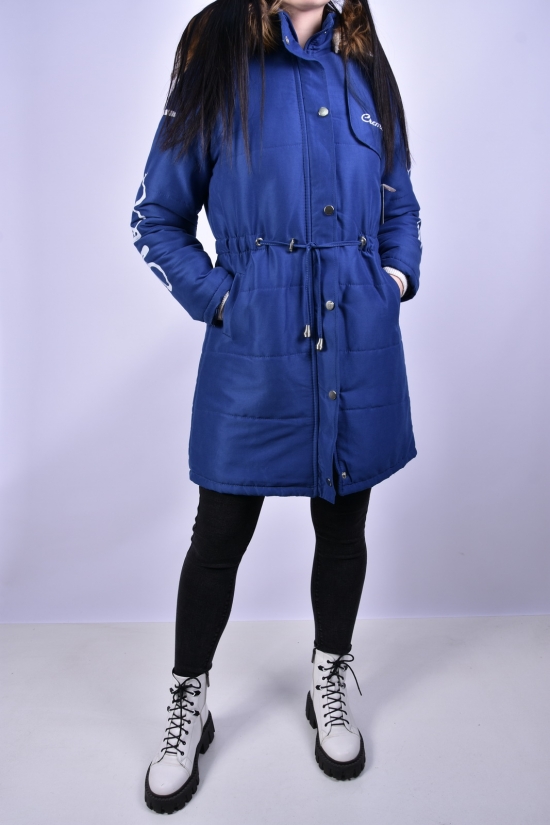 Куртка парка женская (цв.синий) демисезонная GREMONA Размеры в наличии : 42, 44, 46, 48, 50 арт.3304