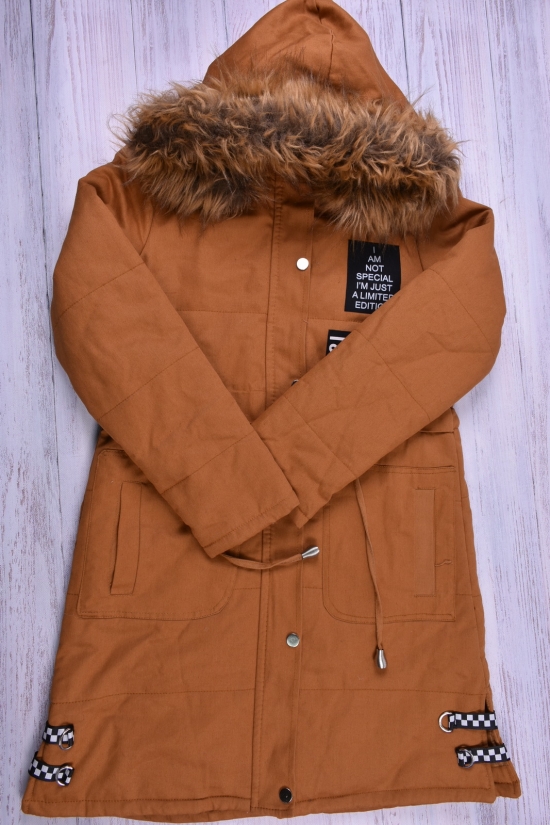 Куртка парка женская (цв.терракотовый) демисезонная GREMONA Размеры в наличии : 42, 44, 46, 48, 50 арт.3310