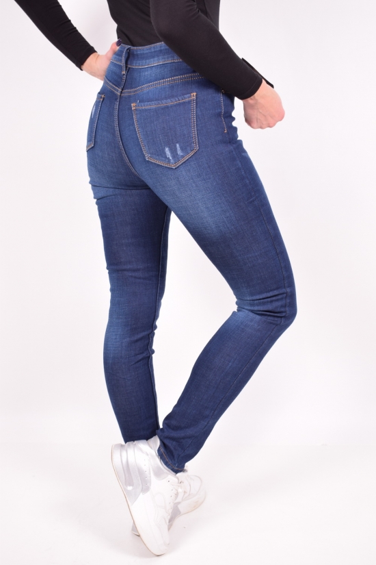 Джинси жіночі стрейчеві на флісі NewJeans Розмір в наявності : 25 арт.D3553