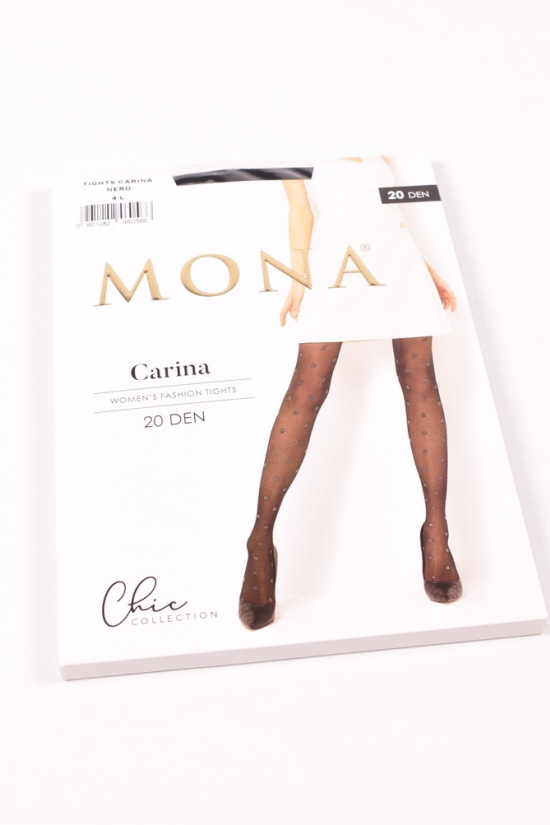 Mona колготки 20den колір Nero Розміри в наявності : 2, 3 арт.tighs carina