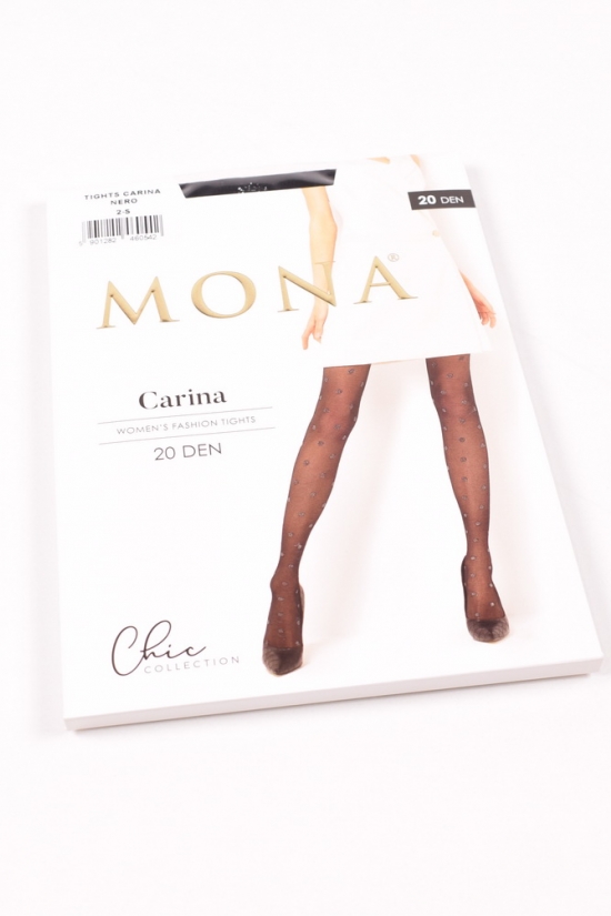 Mona колготки 20den колір Nero Розміри в наявності : 2, 3 арт.tighs carina