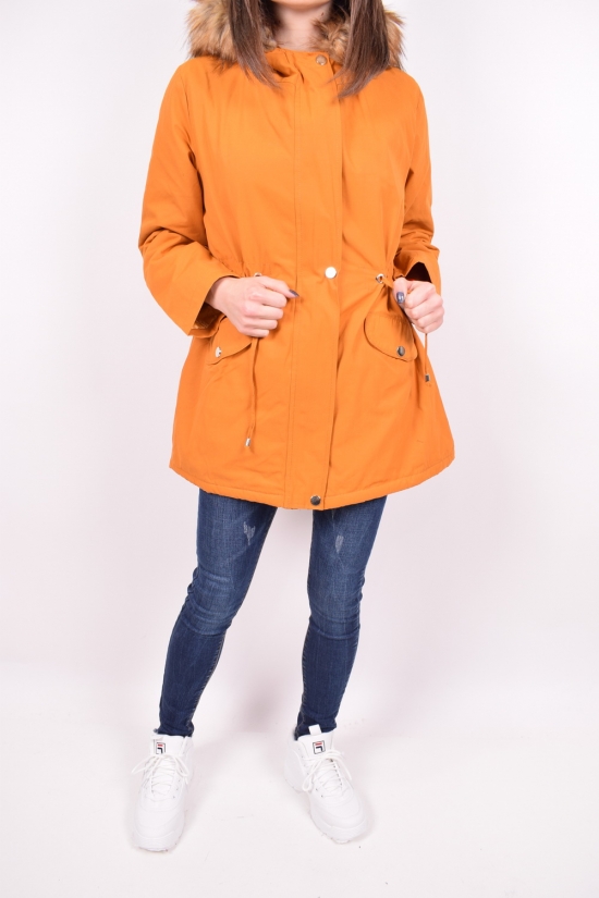 Куртка женская  (цв.горчичный)  демисезонная HISSET Размеры в наличии : 38, 40, 42, 44 арт.1018