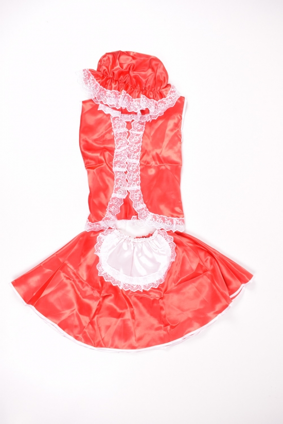 Новогодний костюм для девочки "Красная шапочка" Рост в наличии : 128 арт.Красная шапочка