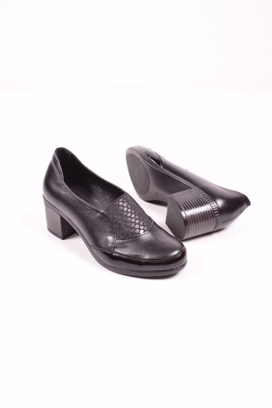 Туфлі жіночі з натуральної шкіри (кол. Чорний) MISTRAL Розмір в наявності : 37 арт.T756