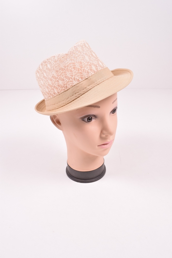 Шляпа женская (цв. кремовый) арт.040620