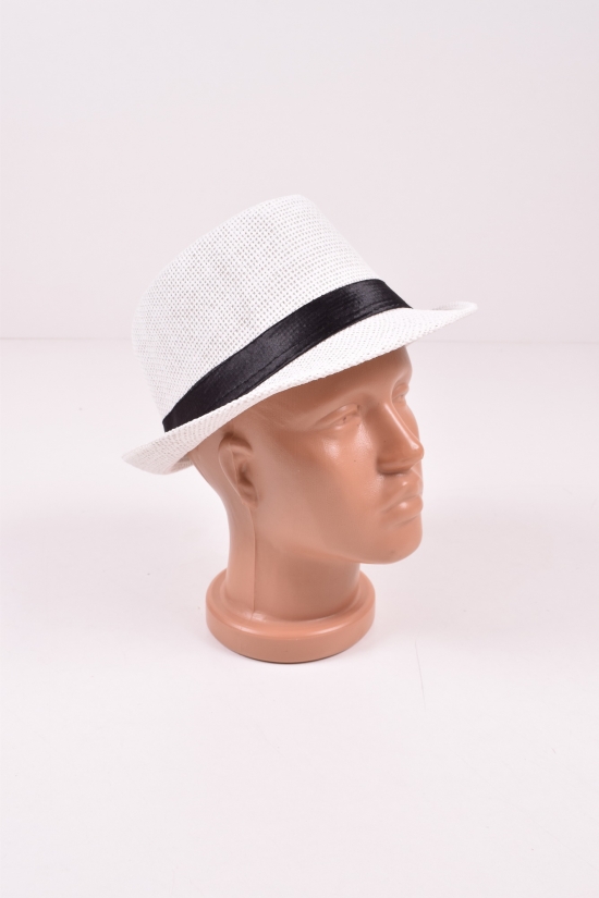 Шляпа для мужчины (цв.белый) (Linen 100%) арт.сетка6