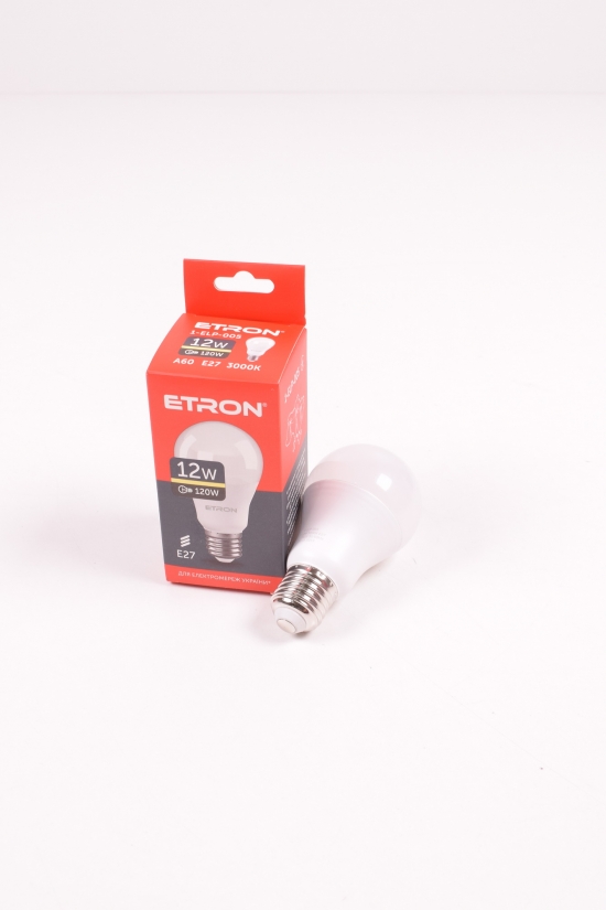 Лампа светодиодная Light Power (12W, цоколь E27, A60, 3000К) ETRON арт.1-ELP-005