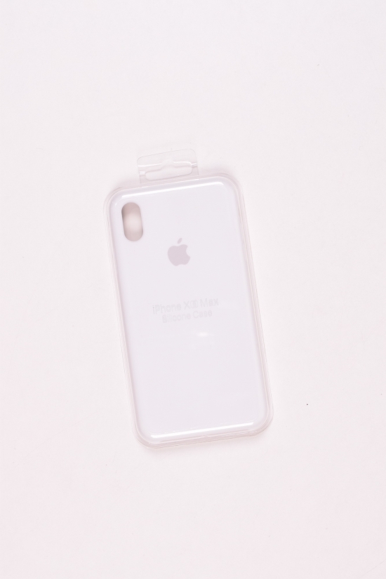 Силиконовый чехол iPhone Xs Max (внутренняя отделка - микрофибра) White-2 арт.iPhone Xs Max