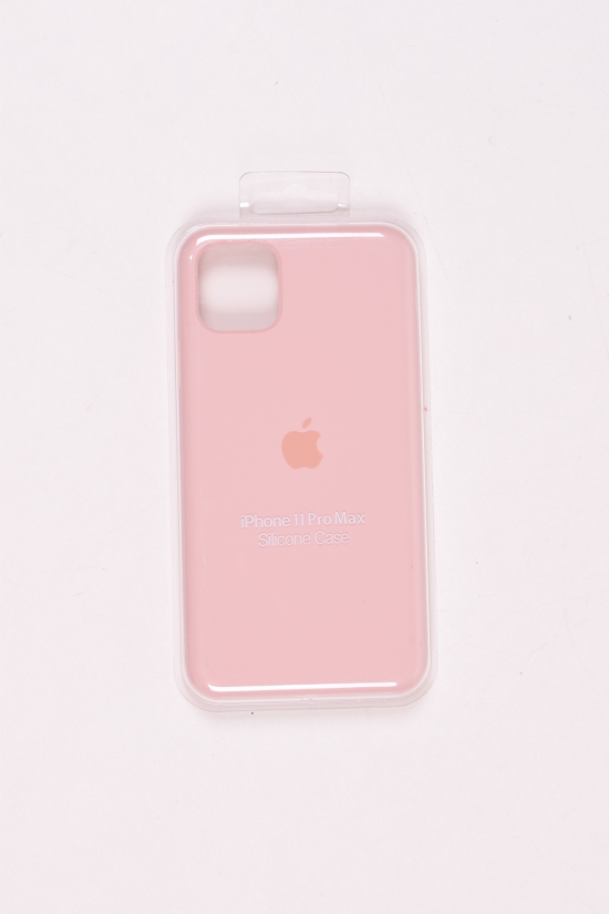 Силіконовий чохол iPhone 11 Pro Max (внутрішня обробка - мікрофібра) Pink Sand арт.iPhone 11 Pro Max