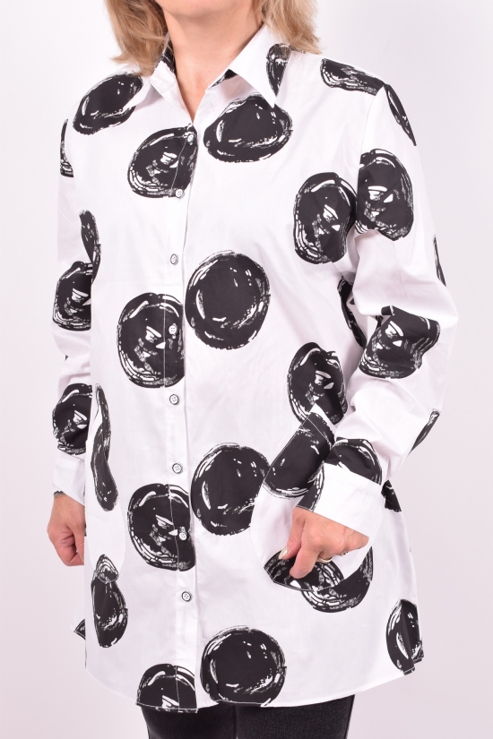 Сорочка жіноча (кол. Білий) BASE Розміри в наявності : 48, 50, 52, 54, 56 арт.A1026C