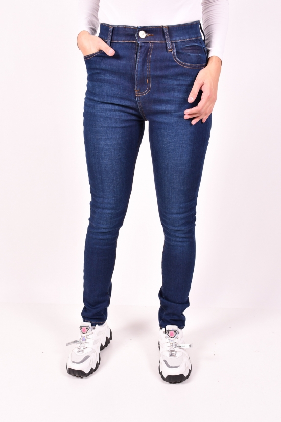 Джинсы  женские стрейчевые на флисе NewJeans Размер в наличии : 25 арт.DF588