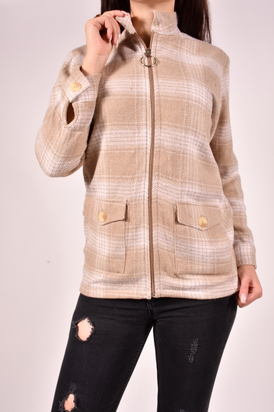 Рубашка женская кашемировая на меху (цв. кремовый) Rimoda Размер в наличии : 40 арт.7782