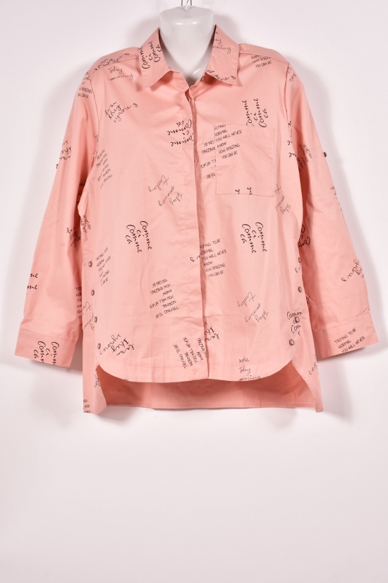 Рубашка женская (цв.пудры) "BASE" Размер в наличии : 48 арт.A1660C